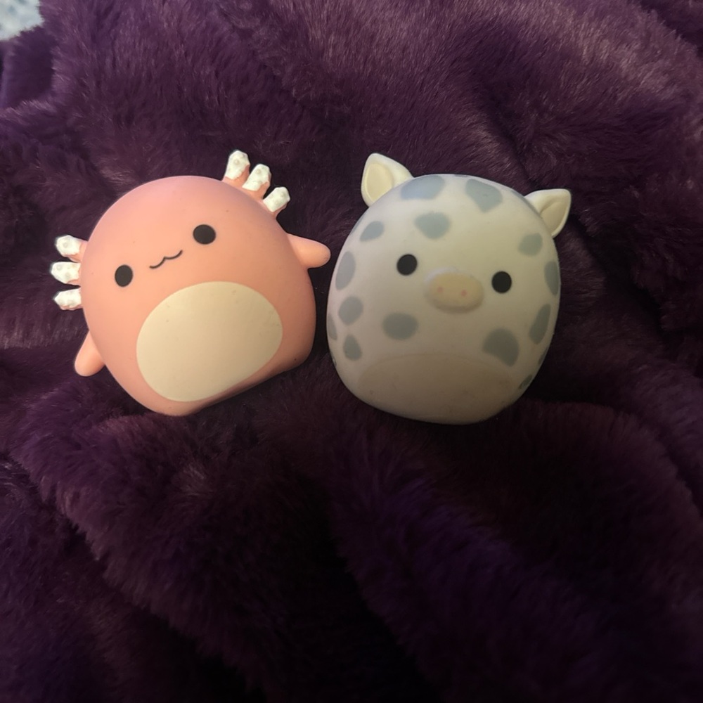 Axolotl & Pig Squishmallow Squishy